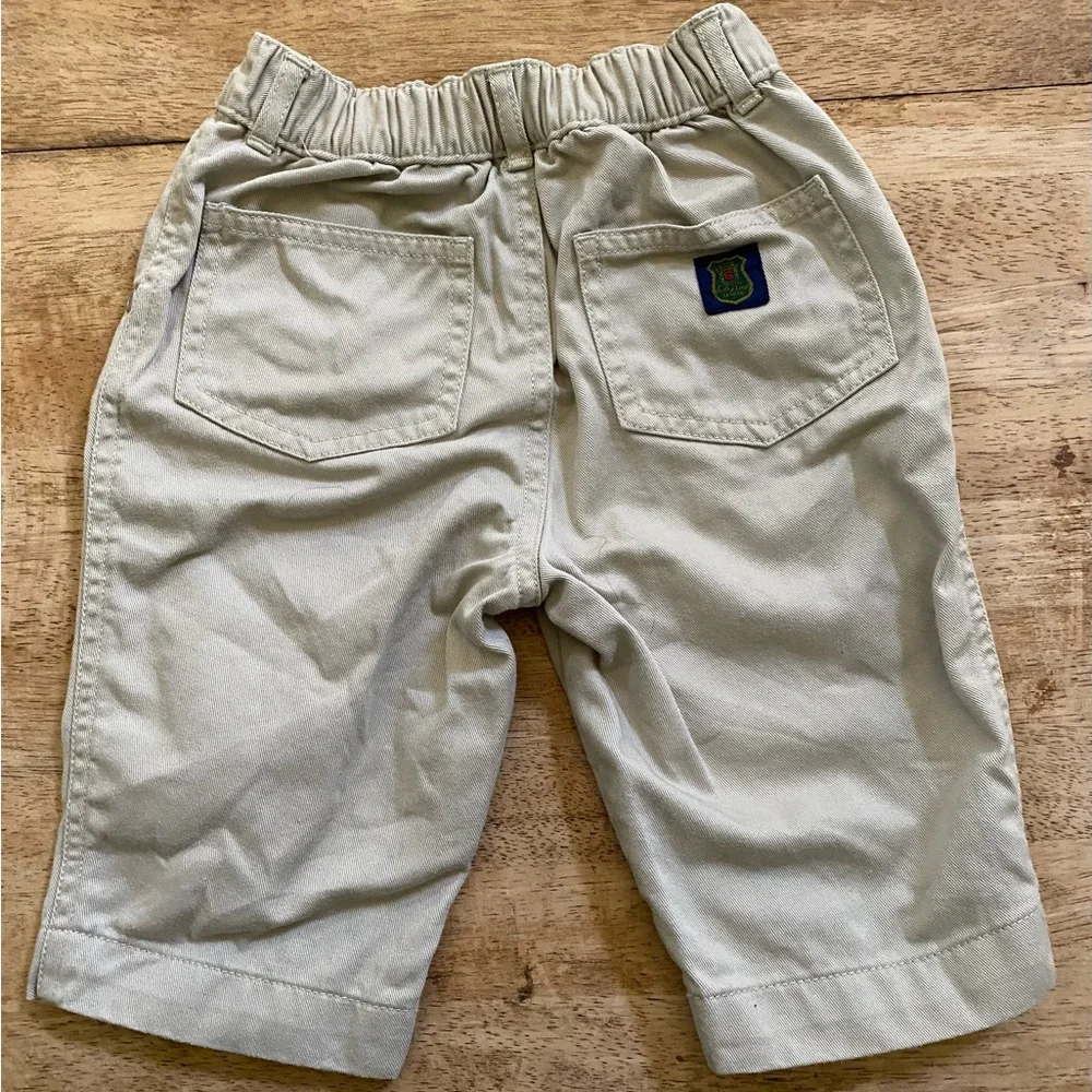 Vintage Baby Gap Infant Sz 6-12 Mo Khaki Chino‎ Cotton Pants